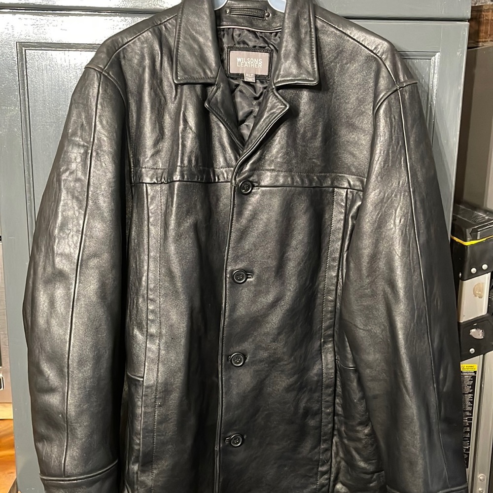 Wilsons Leather Black Jacket